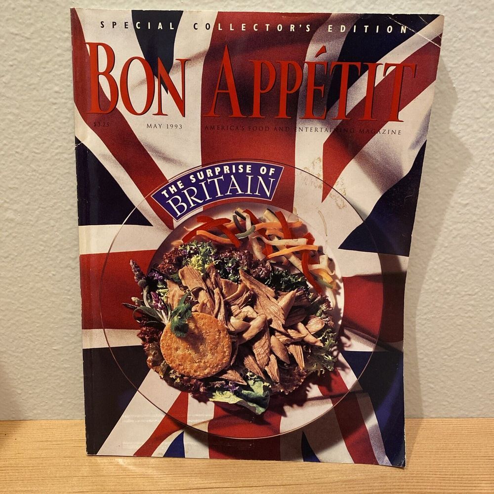 VINTAGE BON APPETIT Magazine May 1993 Britain Collector's Edition‎